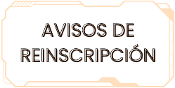 Avisos de reinscripción